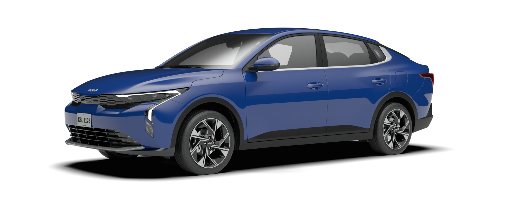 KIA K3 Sedán color Azure Blue