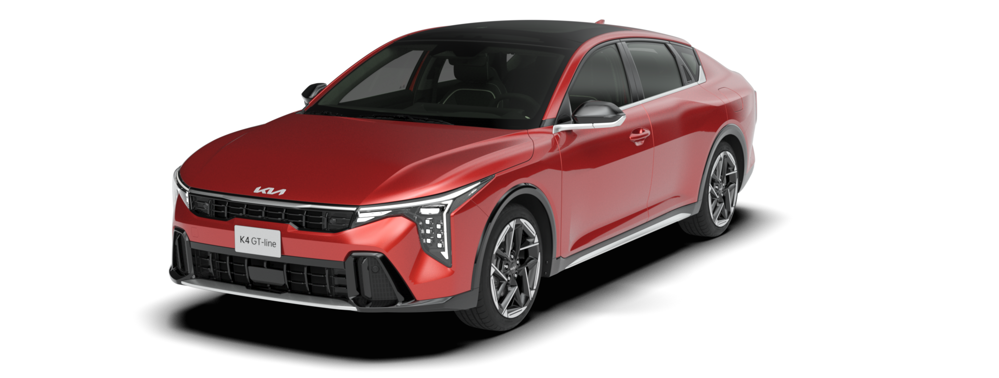 KIA K4 Sedán color FIERY RED