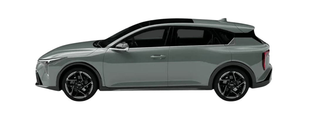 KIA K4 Hatchback Turbo color Morning Haze