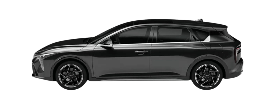 KIA K4 Hatchback Turbo color Aurora Black Pearl