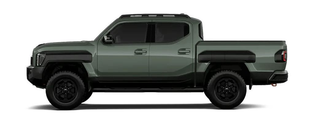 KIA TASMAN color Cityscape Green