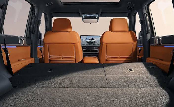 Interior BYD Ti 7