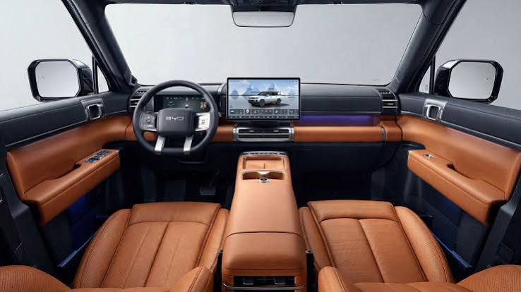 Interior BYD Ti 7