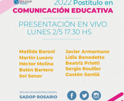 VIVO: "La comunicación en el campo educativo" 