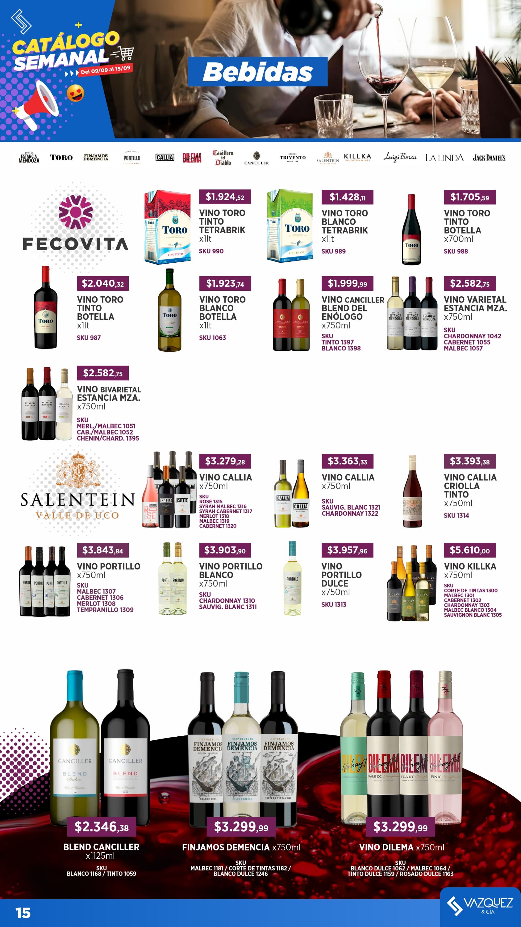 Portada de Bebidas