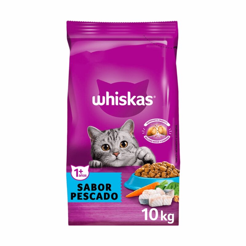 Whiskas Sabor Pescado X 10 Kgs. X1