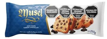 Budin Musel Chips De Chocolate X 250 Grs X12