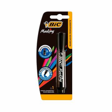 Marcador Bic Per Negro X 1u X12