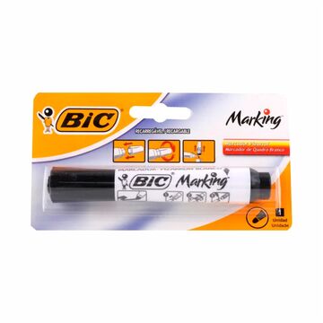 Marcador Bic Pizarra Negro X 1u X12
