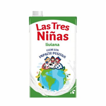 Leche Descr Las Tres NiÑas 12 X 1l X1