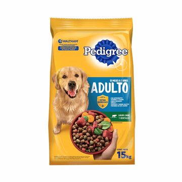 Pedigree Adul Carne Vegetales X 15kg X1