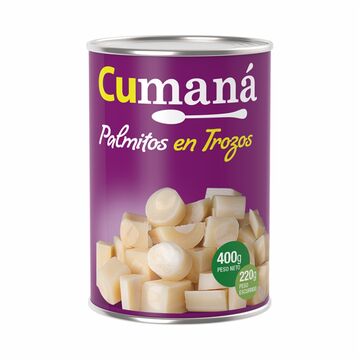 Palmitos En Trozos Cumana X 396 Gr X24
