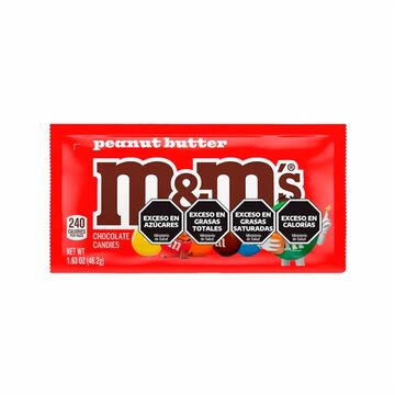 M&m Confite Con Rel De Pasta Mani 46.2g X24