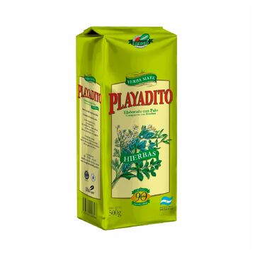 Yerba Playadito Con Hierbas X 500 Grs X10