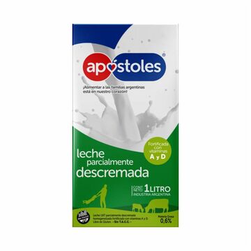 Leche ApÓstoles Parc. Descremada 12x1l X1