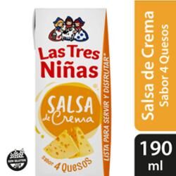 Salsa Crema 4 Quesos Ltn X24