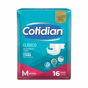 PaÑal Cotidian Clasico M X 16 X4