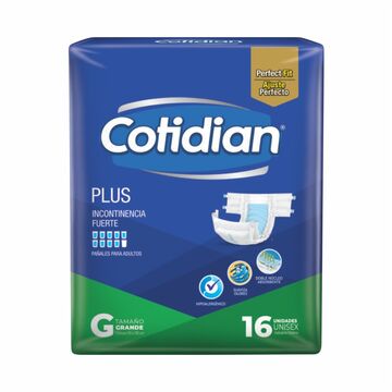 PaÑal Cotidian Plus G X 16 X4