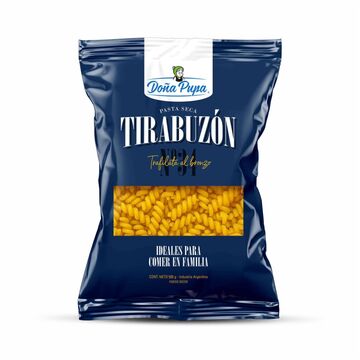 Fideos DoÑa Pupa Tirabuzon X 500gr X15