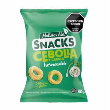 Snacks M/ala Sabor Cebolla Y Crema X80gr X12