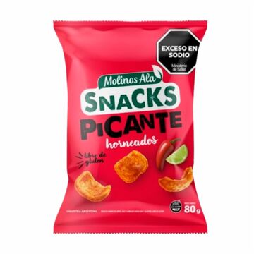 Snacks M/ala Sabor Picante X80gr X12