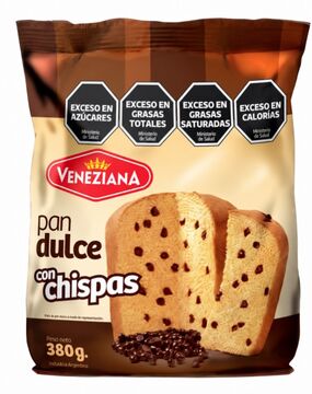 Pan Dulce Chip Choco Vnz X 380 Gs X6