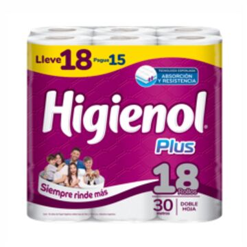 Ph Higienol Dh Plus 30mt X 18 X2