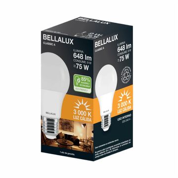 Led Cla 75/ 9w Bellalux Calida ( ** )