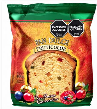 Pan Dulce Fruticolor X400gr X6