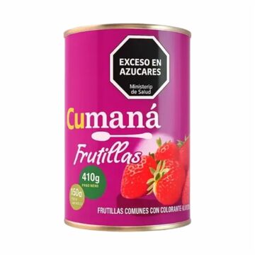 Frutillas Comunes Cumana X410 Gr X24