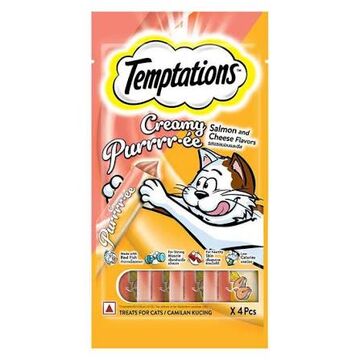Temptations Creamy Salmon Queso X48g X12