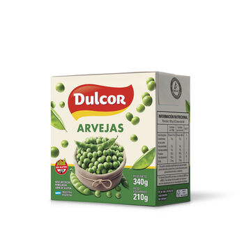 Arvejas Dulcor Tetra X 340 Gs X12