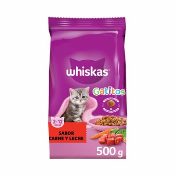 Whiskas Carne Y Leche X 500 Gs X20