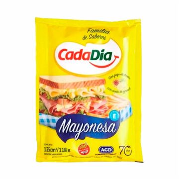 Mayonesa Cada Dia 20x125 Cc X1