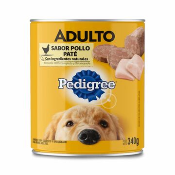 Pedigree Lata Adulto Pollo X 340gs X24