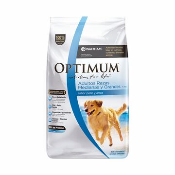 Optimun Adult Med/gr Pollo X 15 K X1