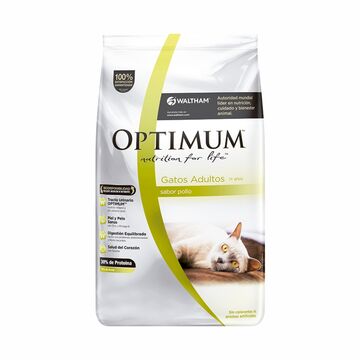 Optimun Gato Adulto Pollo X 10 Krg X1