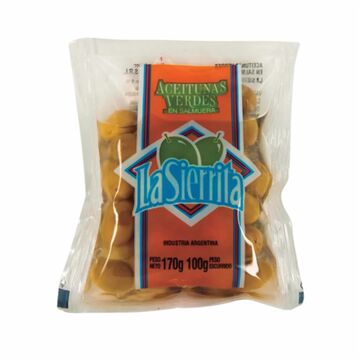 Aceitu Verdes L/s Sachet X100/170 Gr X18