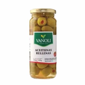 Aceitu Verdes Relle Vanoli Frasco X 200/330g X12