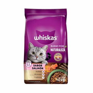 Whiskas Bpnat Salmon X 10 Krg X1