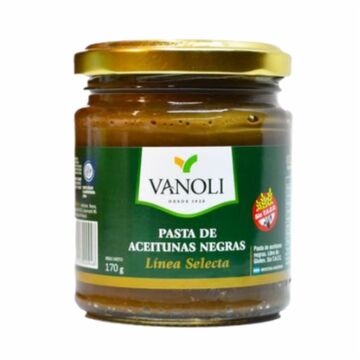 Pasta Aceit.negras Vanoli Frasco X 170 Gr X12