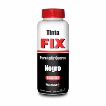Tinta Fix 80 Cc. Negra Plasti X12
