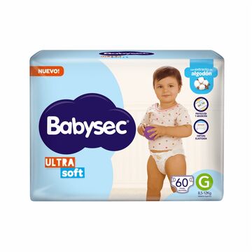 PaÑal Baby Ultra Jumbo G X 60 X3