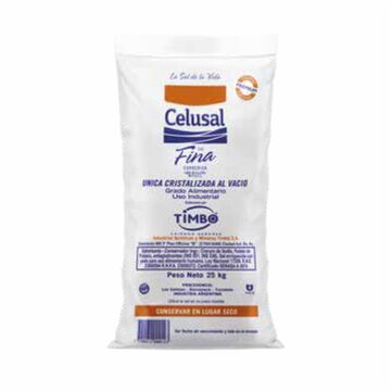 Sal Fina Cristalizada Bolsa X 25 Kgrs X1