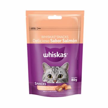 Whiskas Snacks Salmon X 80g X12