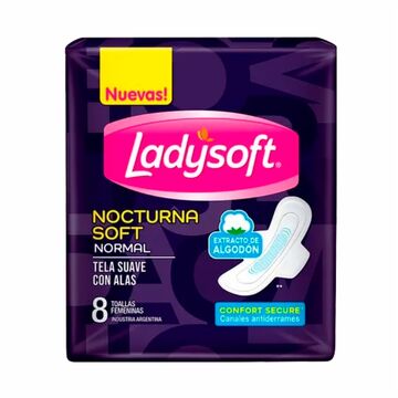Tf Ladysoft Nocturna Ext Algodon X 8 (azul) X32