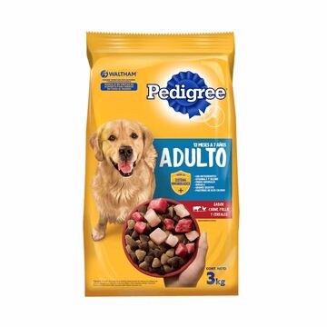 Pedigree Adul Car/pollo/cerea X 3kg X6