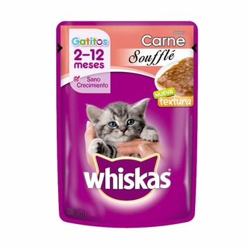 Whis Sob Gatito Carne Souffle 12x85 X1