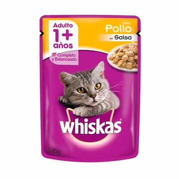 Whis Sob Adult Pollo Salsa 12x85 Gr X1