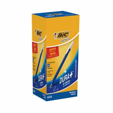 Lapicera Bic Opaco T/g Azul X 50u X24